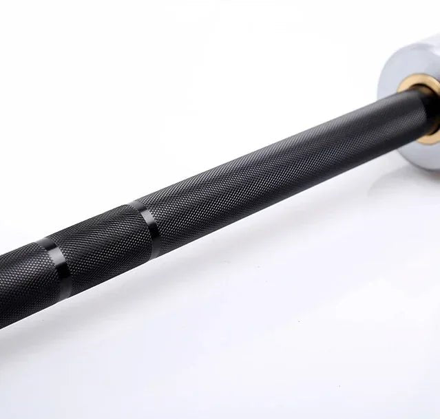 6ft / 7ft Black & Chrome Olympic Barbells - BlackBear Fitness