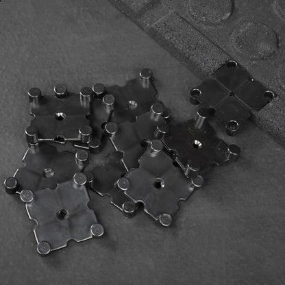 Interlocking Rubber Gym Floor Tile Connectors – Pack of 10 - BlackBear Fitness