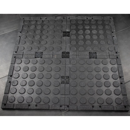Interlocking Rubber Gym Floor Tile Connectors – Pack of 10 - BlackBear Fitness