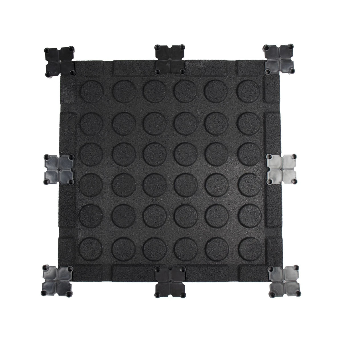 Interlocking Rubber Gym Floor Tile Connectors – Pack of 10 - BlackBear Fitness