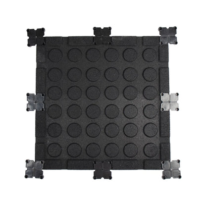 Interlocking Rubber Gym Floor Tile Connectors – Pack of 10 - BlackBear Fitness