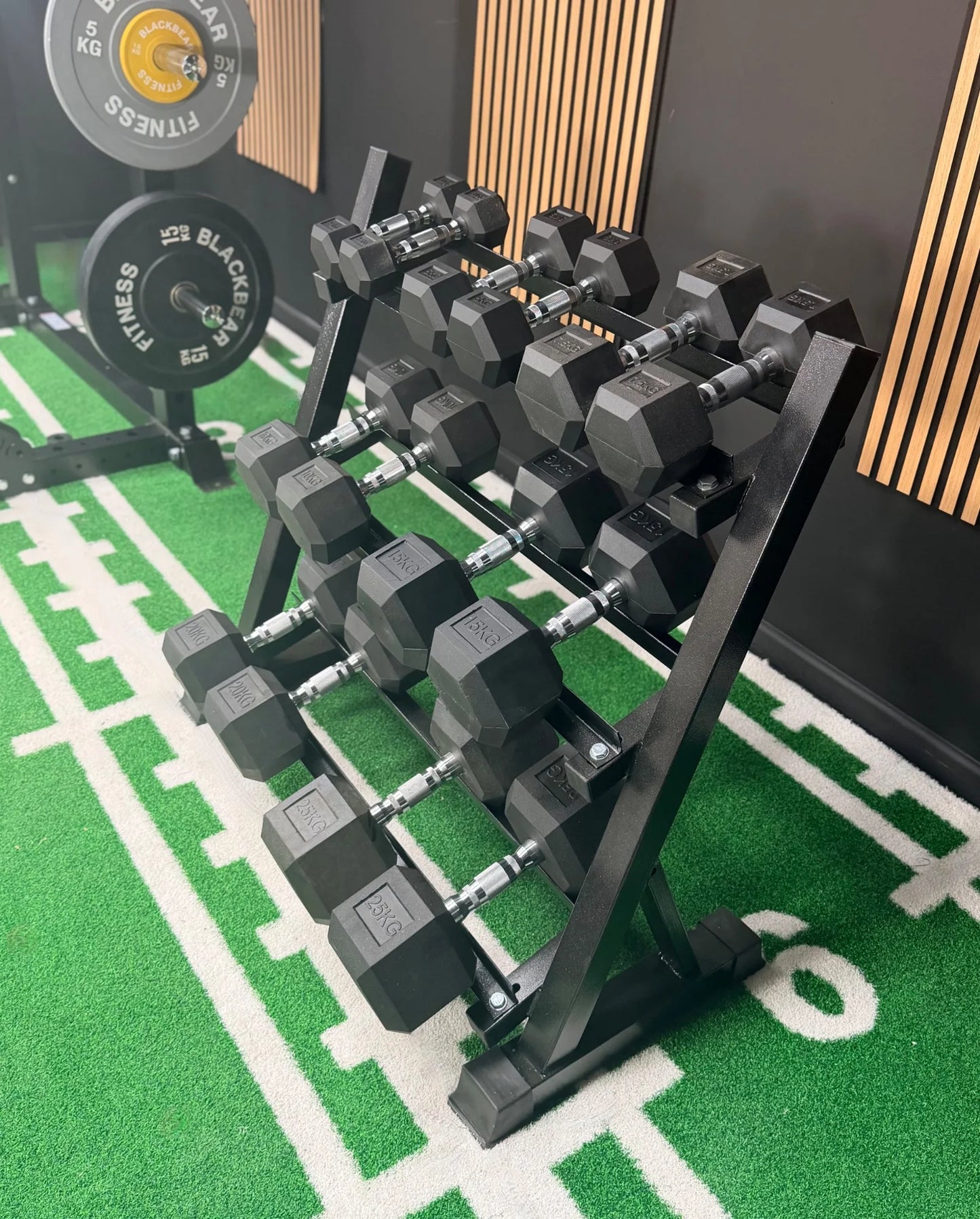 2.5kg - 25kg Hex Dumbbell Package (7 Pairs) - BlackBear Fitness