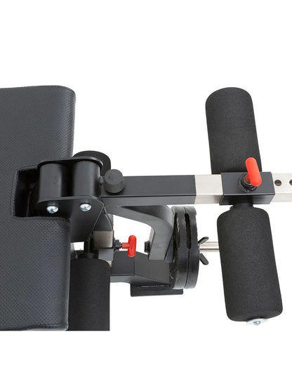 Leg Extension & Curl Machine Front Loading Ankle Attachment Closeup - BlackBear Fitness