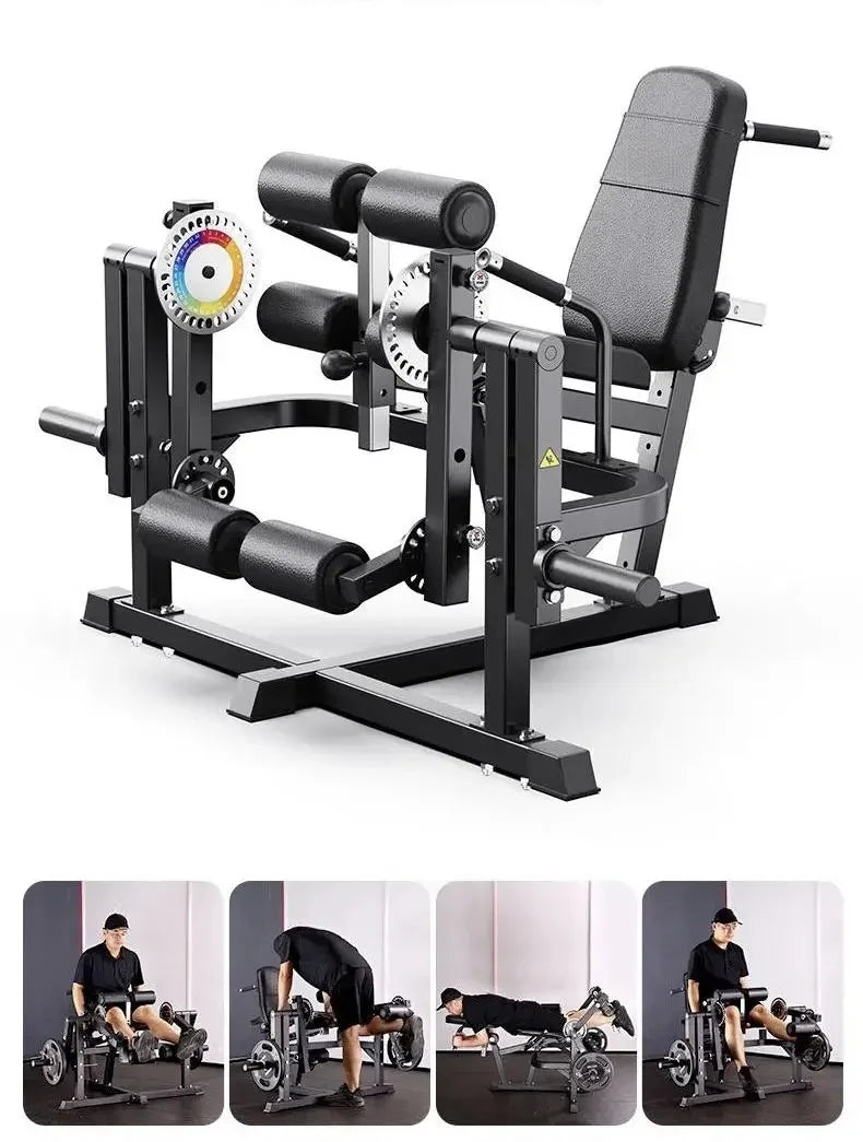 Leg Extension & Curl Machine - Unilateral Model - BlackBear Fitness
