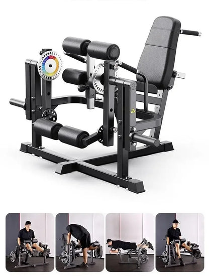 Leg Extension & Curl Machine - Unilateral Model - BlackBear Fitness