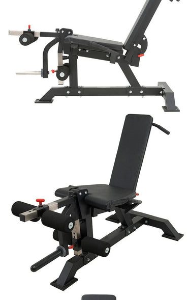 Leg Extension & Curl Machine Front Loading Side Profile - BlackBear Fitness