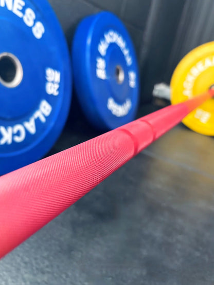 7ft 20kg Bar and 100kg Coloured Bumper Plate Package 3 - BlackBear Fitness