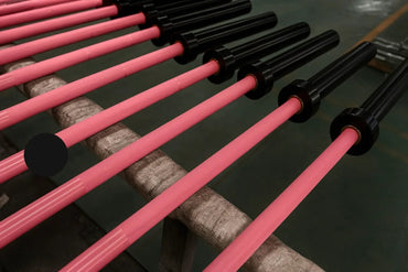 6ft 15kg Pink & Black Olympic Barbell - BlackBear Fitness