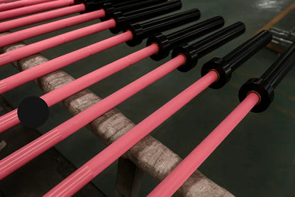 6ft 15kg Pink & Black Olympic Barbell - BlackBear Fitness