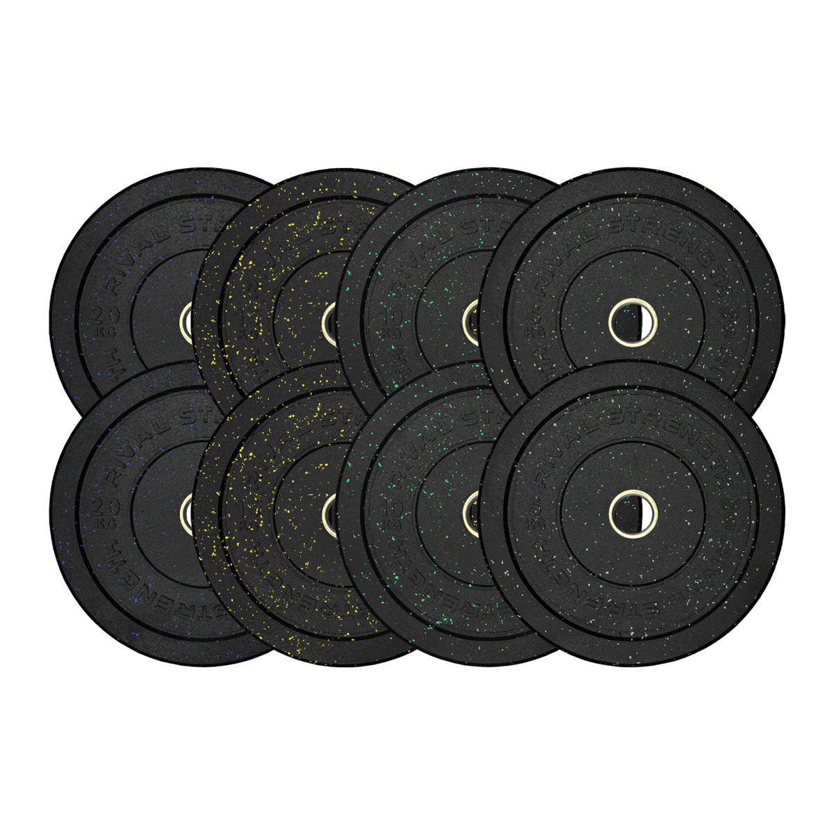 Crumb Rubber Olympic Bumper Plates - BlackBear Fitness