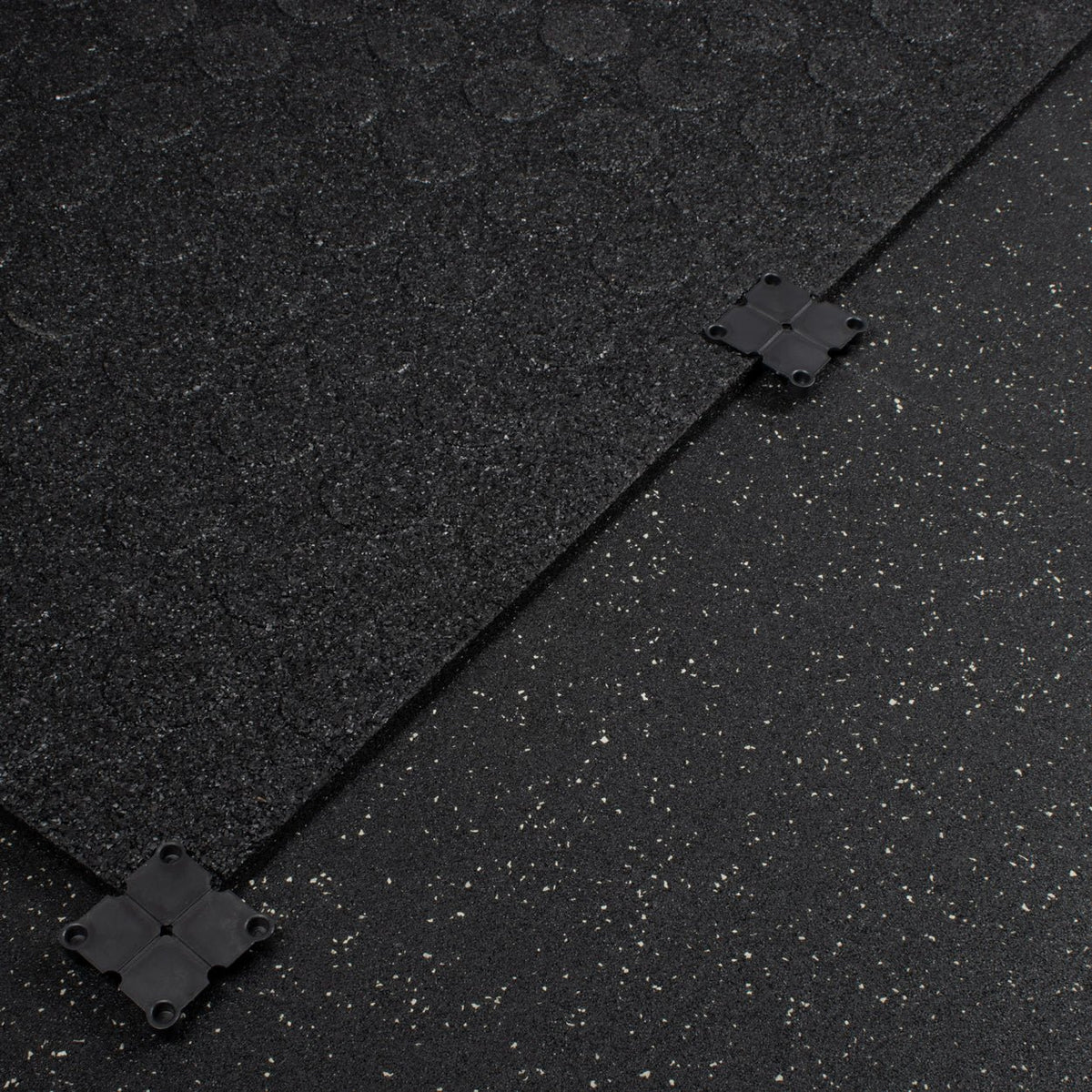 Grey Fleck SBR Interlocking Gym Flooring – 1m x 1m x 20mm - BlackBear Fitness