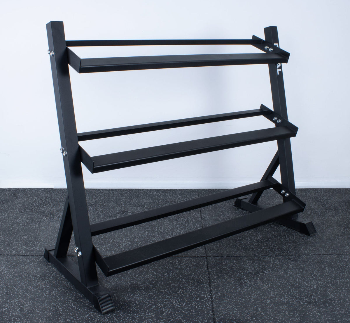 3 Tier Angled Dumbbell Rack – 1.21m Wide - BlackBear Fitness