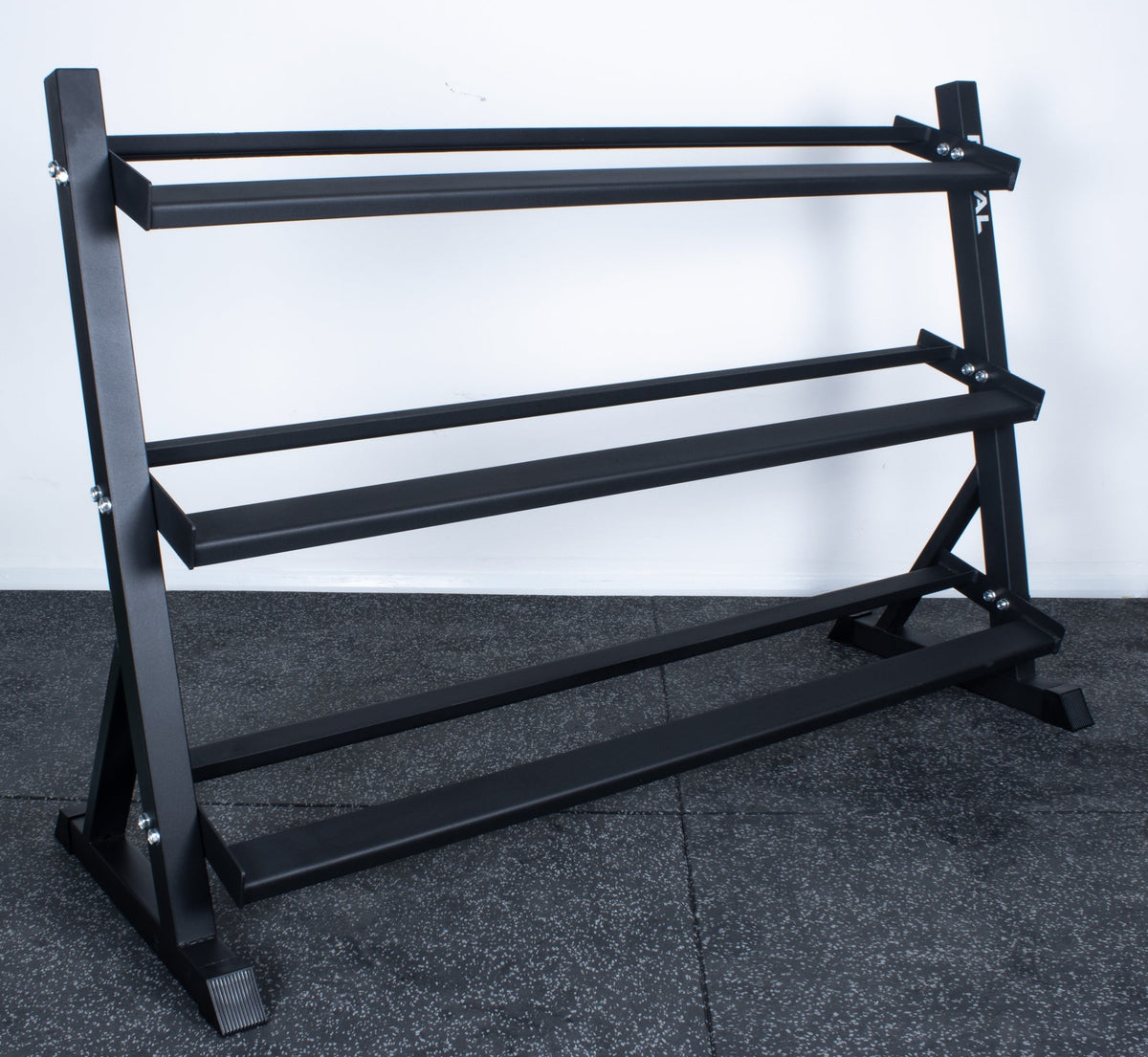 Three-Tier Angled Dumbbell Rack – 1.52m Wide - BlackBear Fitness