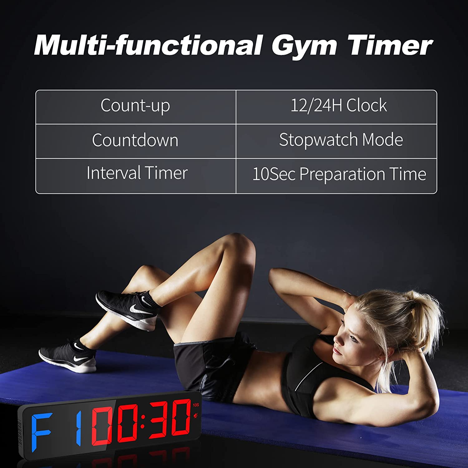 15" LED Gym Timer