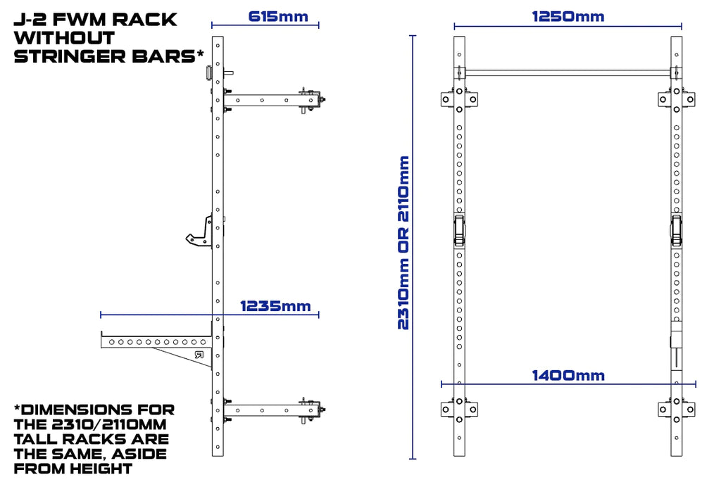 Rogue folding rack dimensions sale