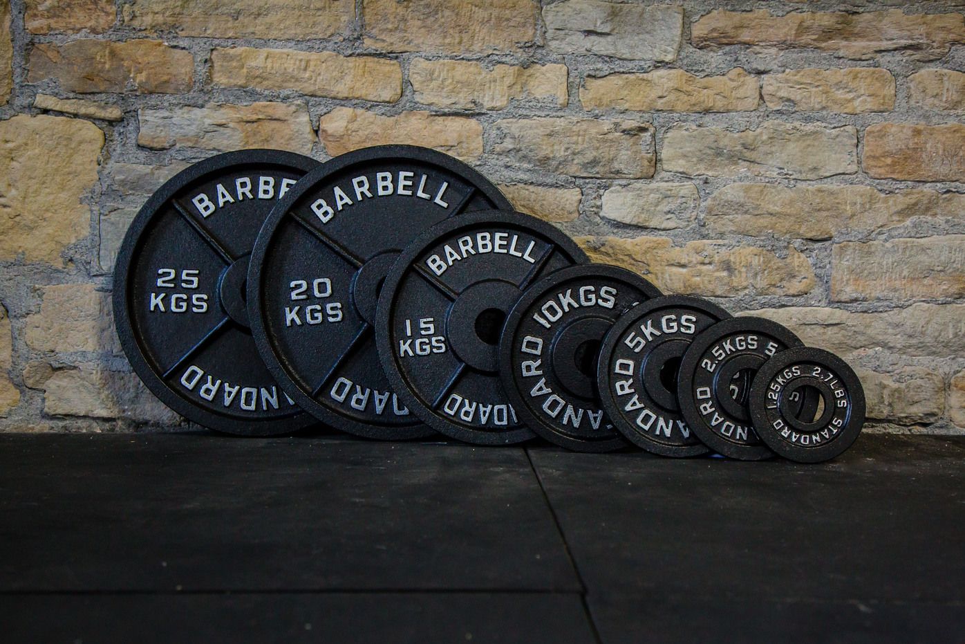 Black Iron Weight Plates
